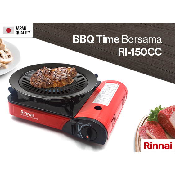 Jual Kompor Gas Rinnai 1 Tungku BBQ (RI 150 CC) | Shopee Indonesia