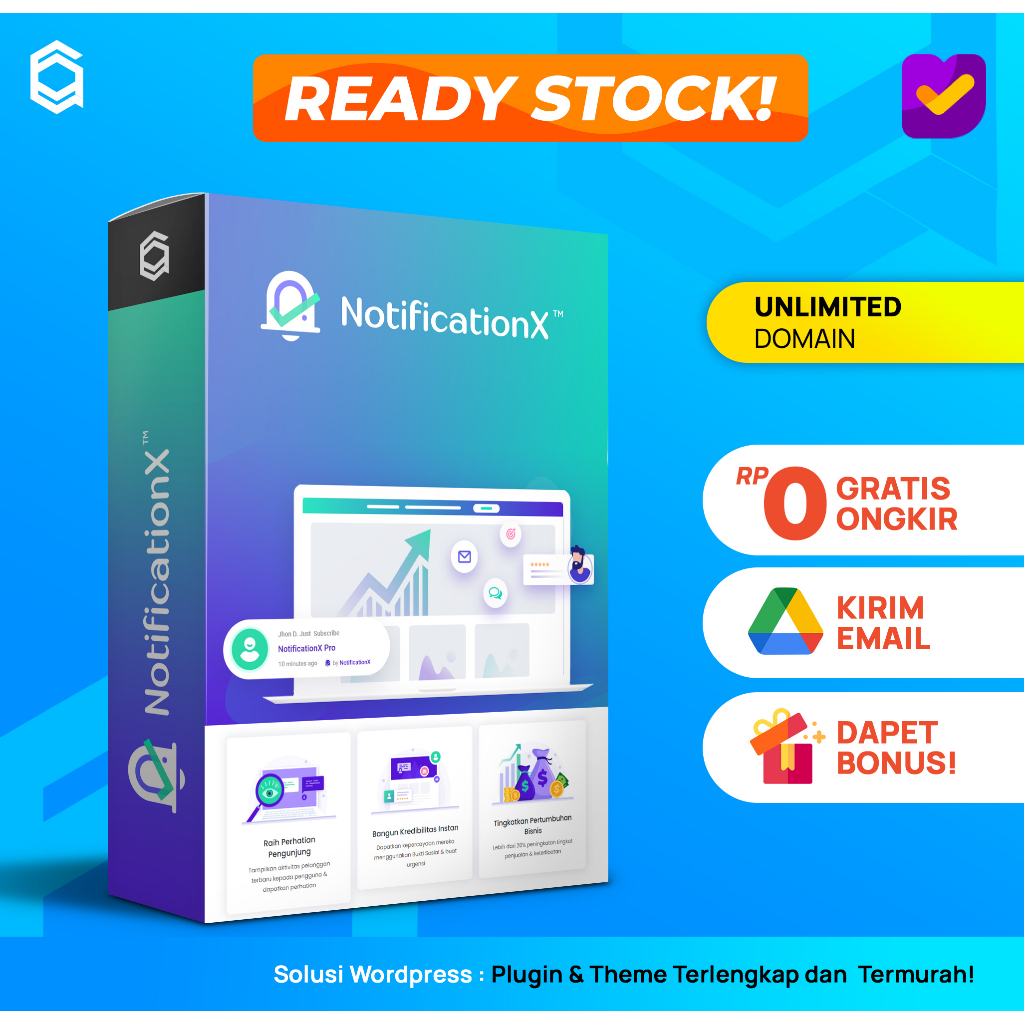 Jual NotificationX Pro WordPress Plugin Termurah Lifetime Unlimited ...