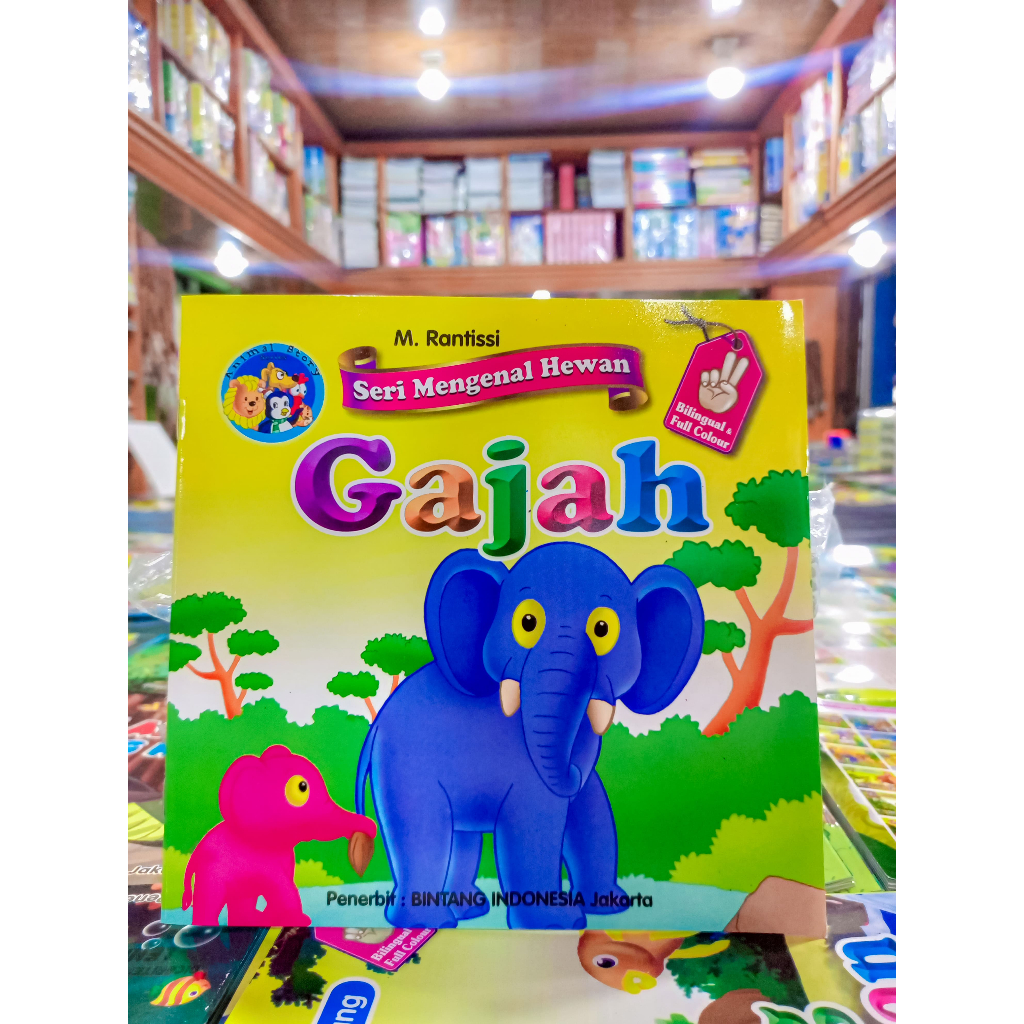 Jual Buku Cerita Anak Bergambar Seri Mengenal Hewan Bilingual Kudanil