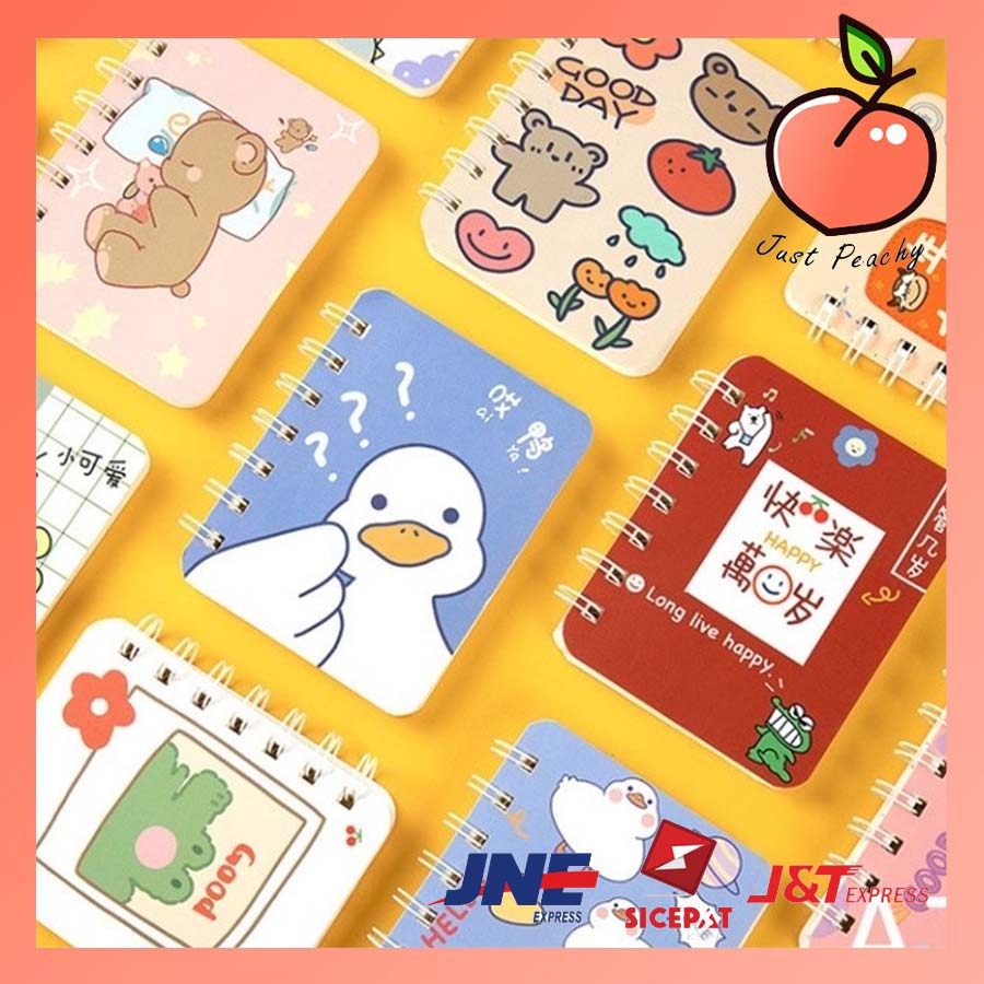 Jual Notebook mini A7 Buku Tulis Viral Diary Journal Catatan Spiral ...
