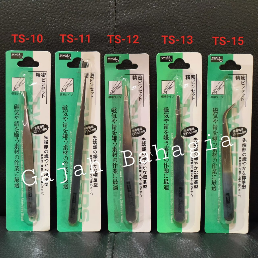 Jual Pinset stainless elektronik Lurus Bengkok Lancip Tumpul Tang ...