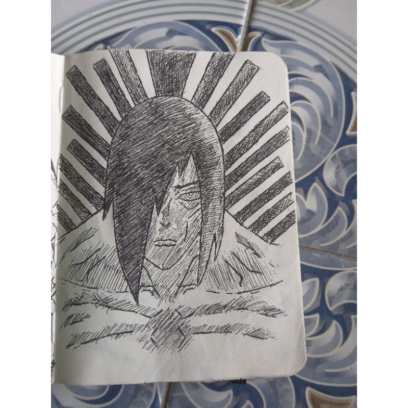 Jual sketsa gambar anime, dengan tangan manual ukuran A6 | Shopee Indonesia