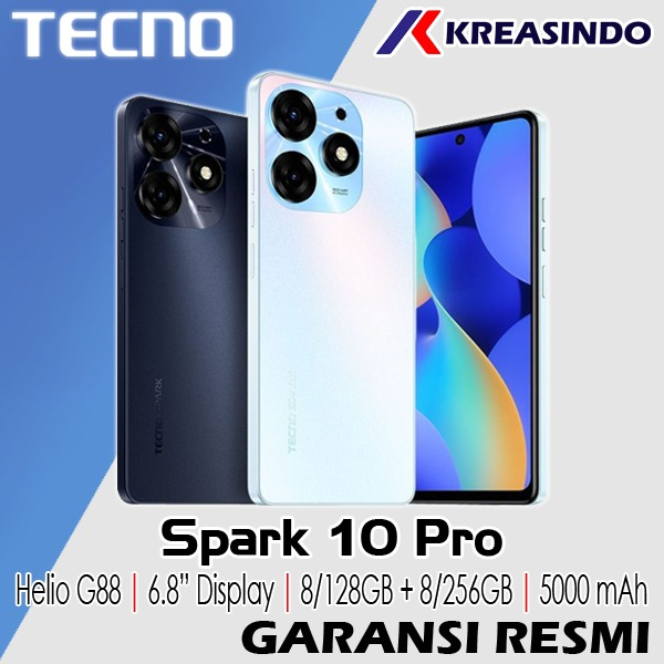 Jual TECNO SPARK 10 Pro NFC 8/128 8/256 RAM 8GB Internal 128GB 256GB ...