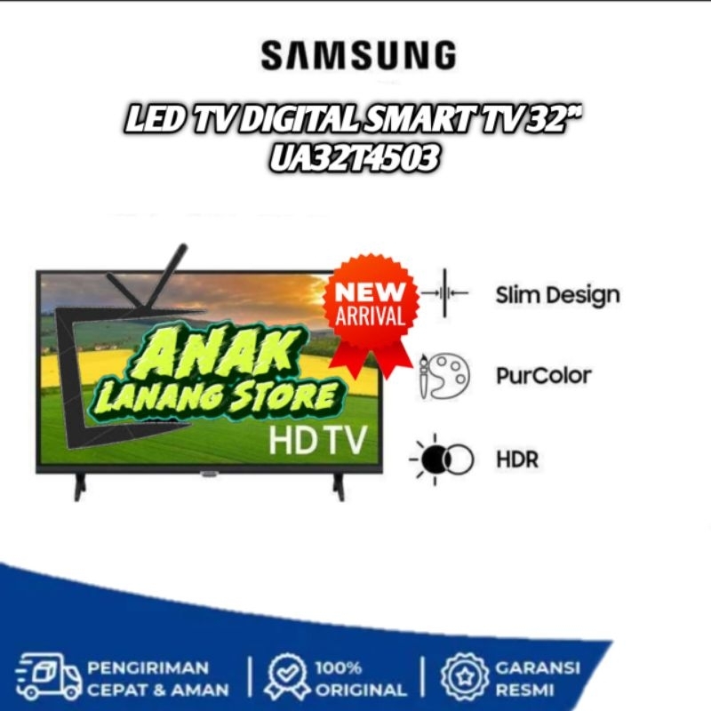 Jual SAMSUNG UA32T4503 LED SMART TV 32 INCH DIGITAL SMART TV GARANSI