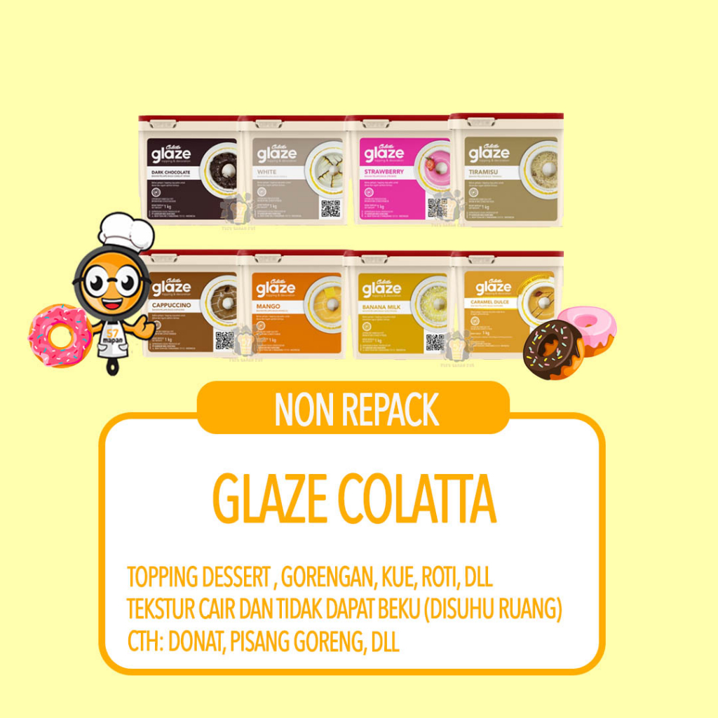 Jual DIP GLAZE COLATTA 5 KG (EMBER/PAIL) | Shopee Indonesia