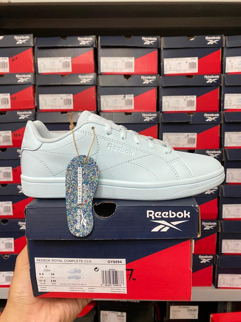 Jual Reebok Royal Complete Cln White Glass Blue GY8894 Women's