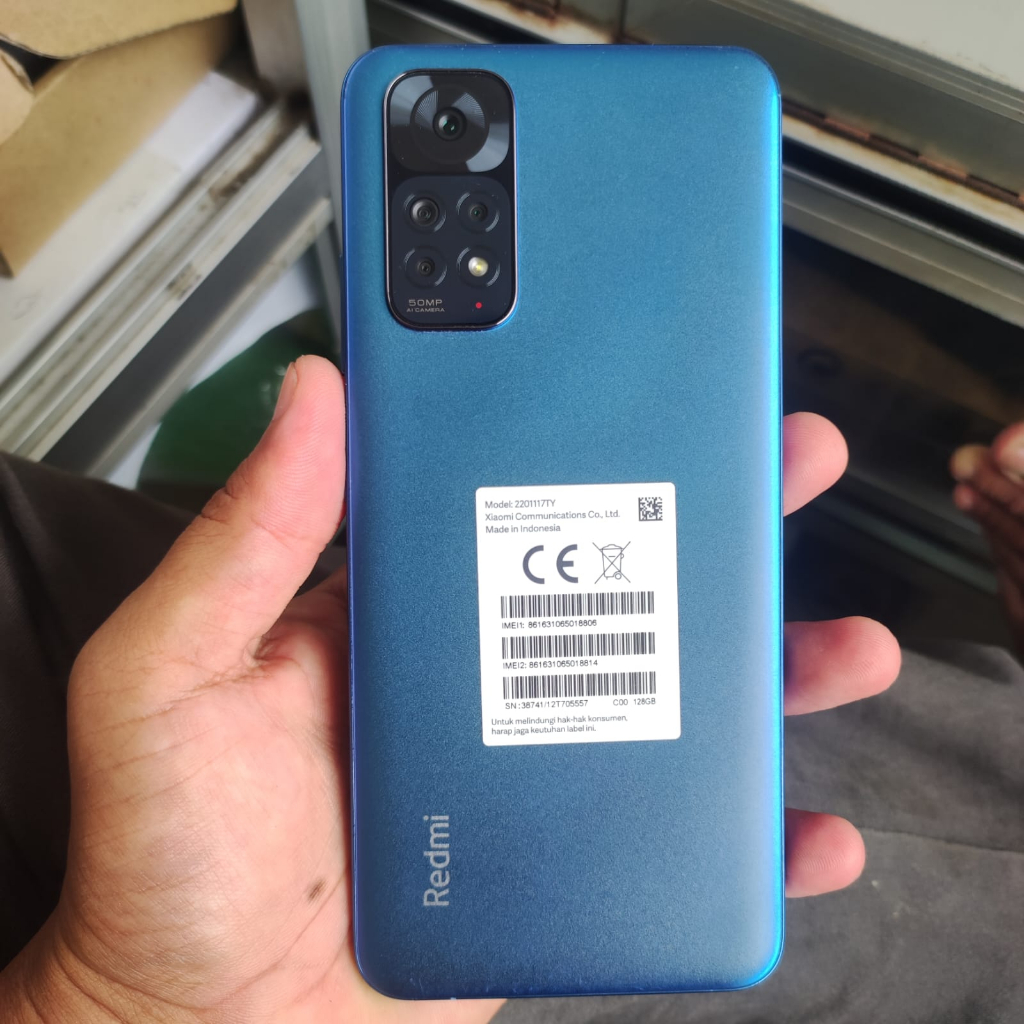 Jual Redmi Note 11 Twilight Blue 6/128 Kondisi Fisik 99% | Shopee