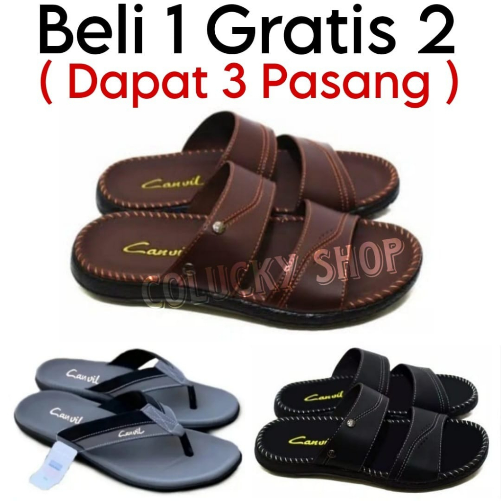 Jual Crazy Promo Mega Sale Beli Gratis Sandal Kulit Sandal