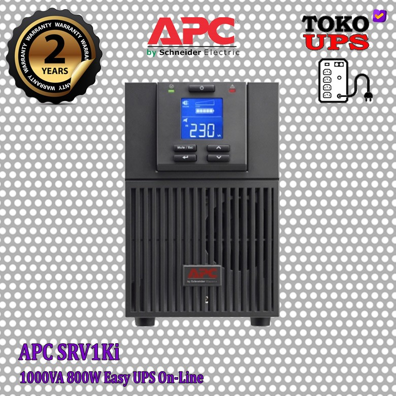 Jual APC SRV1KIE SRV1KI-E Easy UPS Smart Online 1000VA 900W | Shopee ...