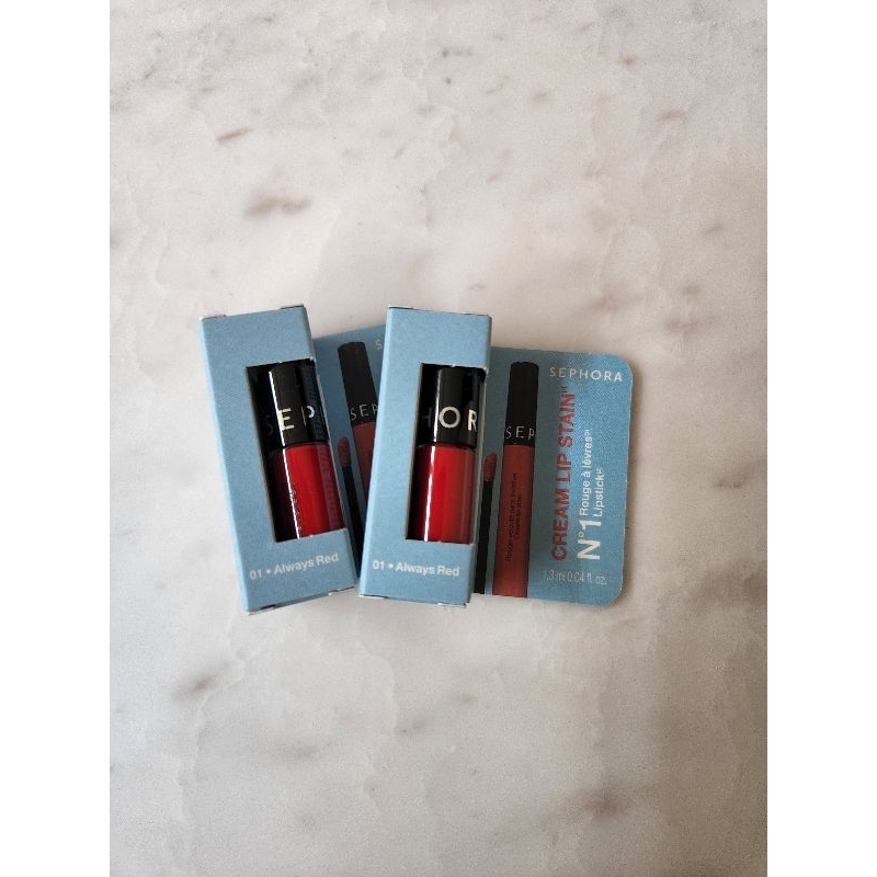 Jual Sephora Cream Lip Stain mini 1,3ml Sephora Lip Stain Shopee