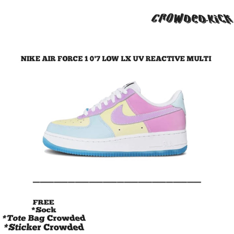 (WMNS) Nike Air Force 1 '07 LX 'Worldwide Pack - Sail Game Royal' FB1839-111