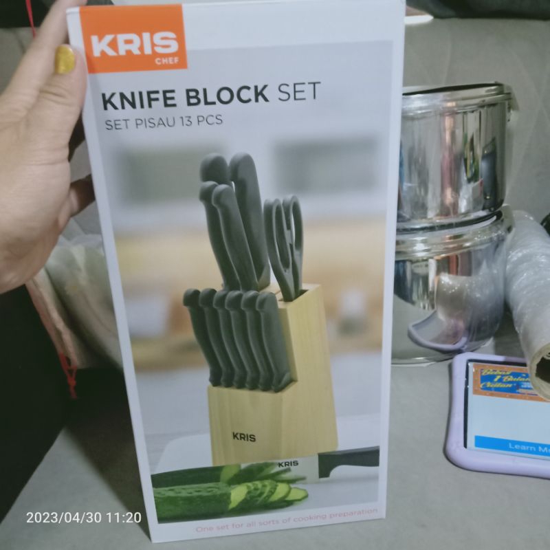 Jual KRIS KNIFE BLOCK SET 13 PCS PP HANDLE ( Ace Hardware ) | Shopee ...