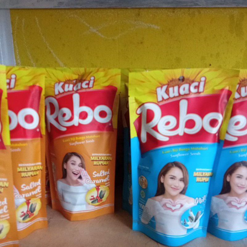 Jual Kuaci Rebo Varian Milk Dan Salted Caramel Shopee Indonesia