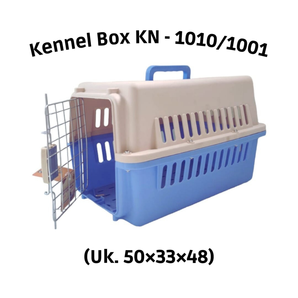 Jual PET CARGO Kennel Box Pet Carrier KN1010/1001 (ukuran 50x33x48