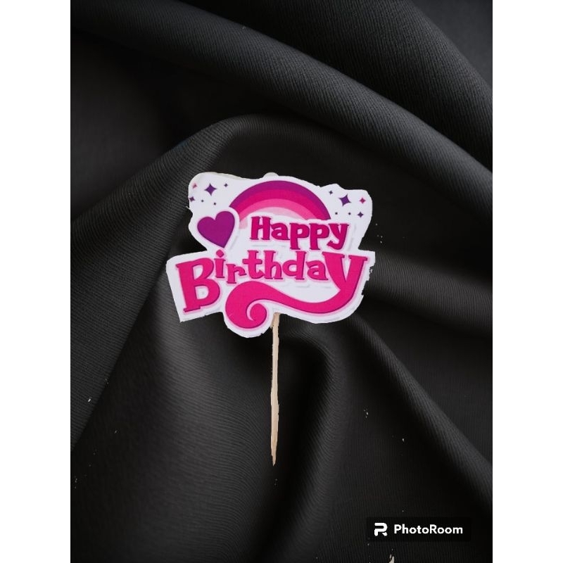 Jual Topper Happy Birthday Tancapan Happy Birthday Topper ulang tahun ...