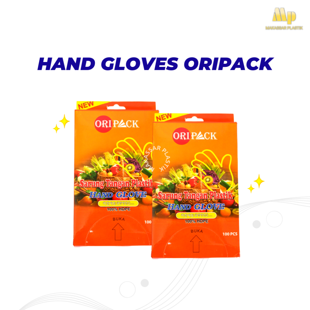 Jual Sarung Tangan Plastik Oripack @100pcs | Shopee Indonesia