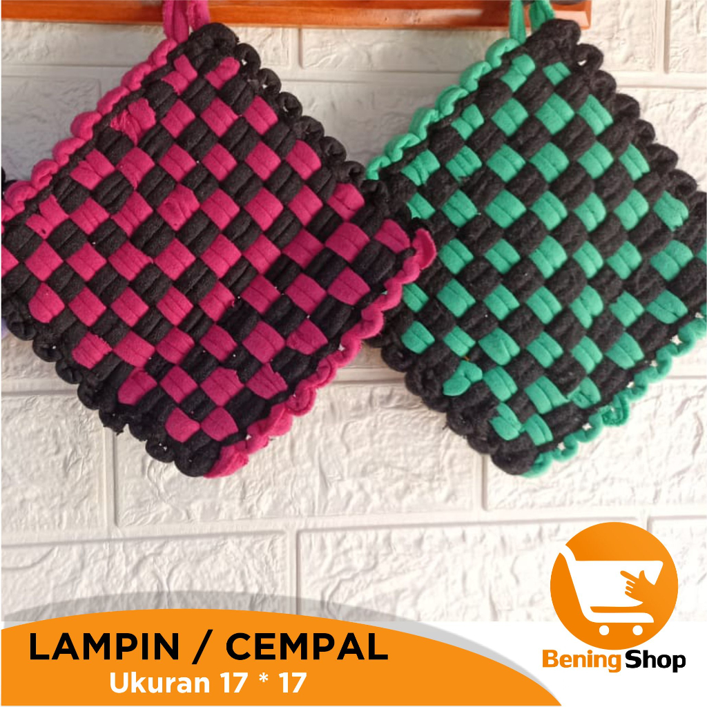 Jual CEMPAL / LAMPIN / TATAKAN Anti panas Tebal ukuran 17*17 cm ...