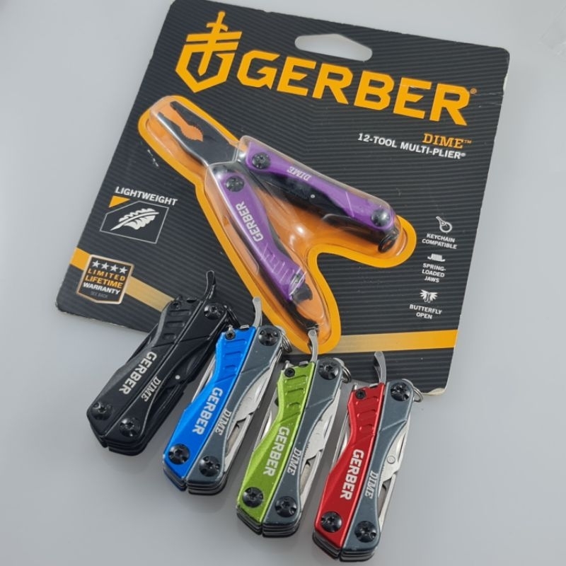 Jual Original Gerber Dime micro multitool keychain EDC tactical knife ...