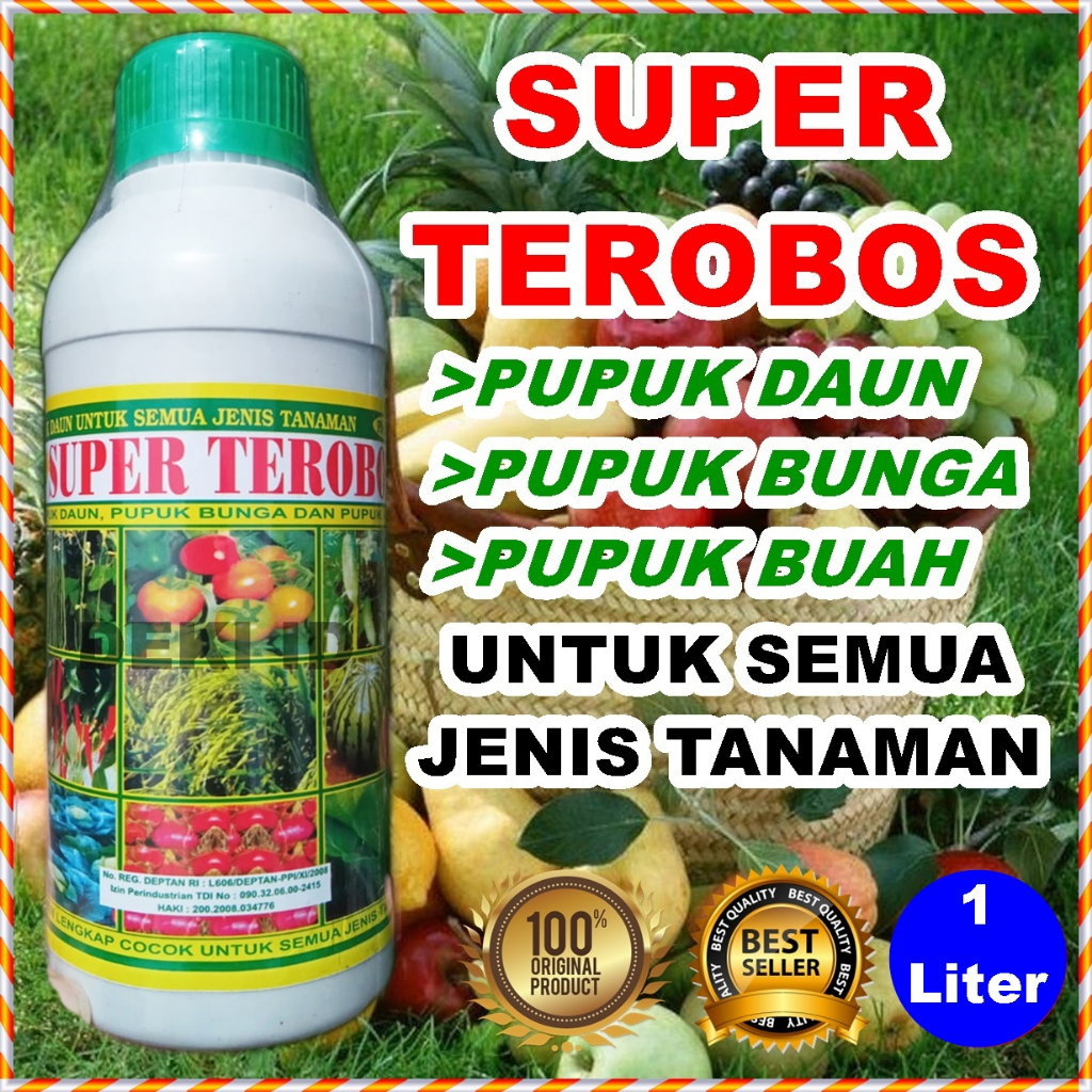 Jual Super Terobos 1000 Ml Plus ZPT POC Pupuk Organik Cair Buah Lebat ...