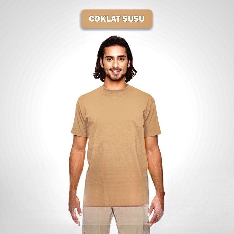 Jual KAOS POLOS COMBED 30S WARNA (COKSU) | Shopee Indonesia