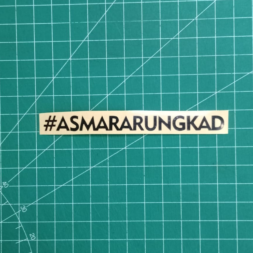 Jual Stiker Asmara Rungkad Cutting Sticker 10-12cm | Shopee Indonesia