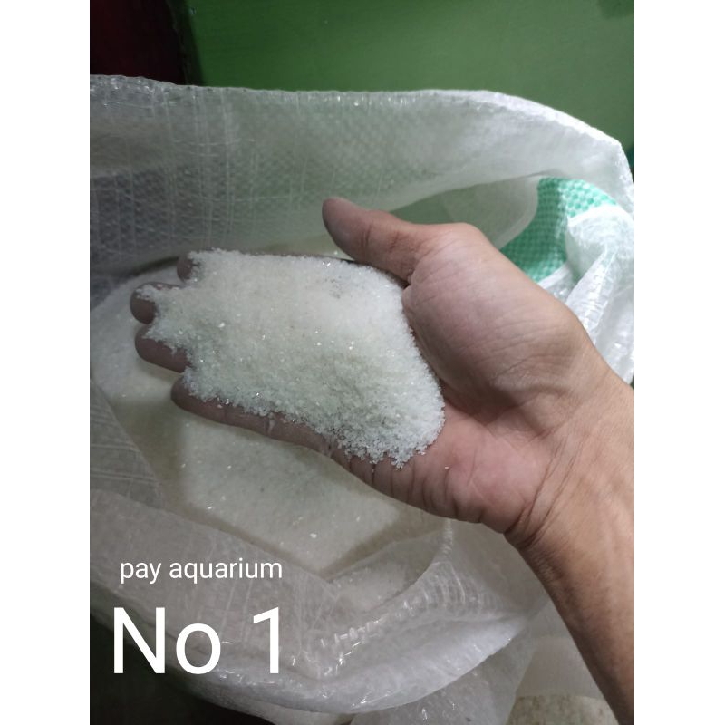 Jual Pasir Silika Silica Putih Aquarium Aquascape Air Terjun 1kg