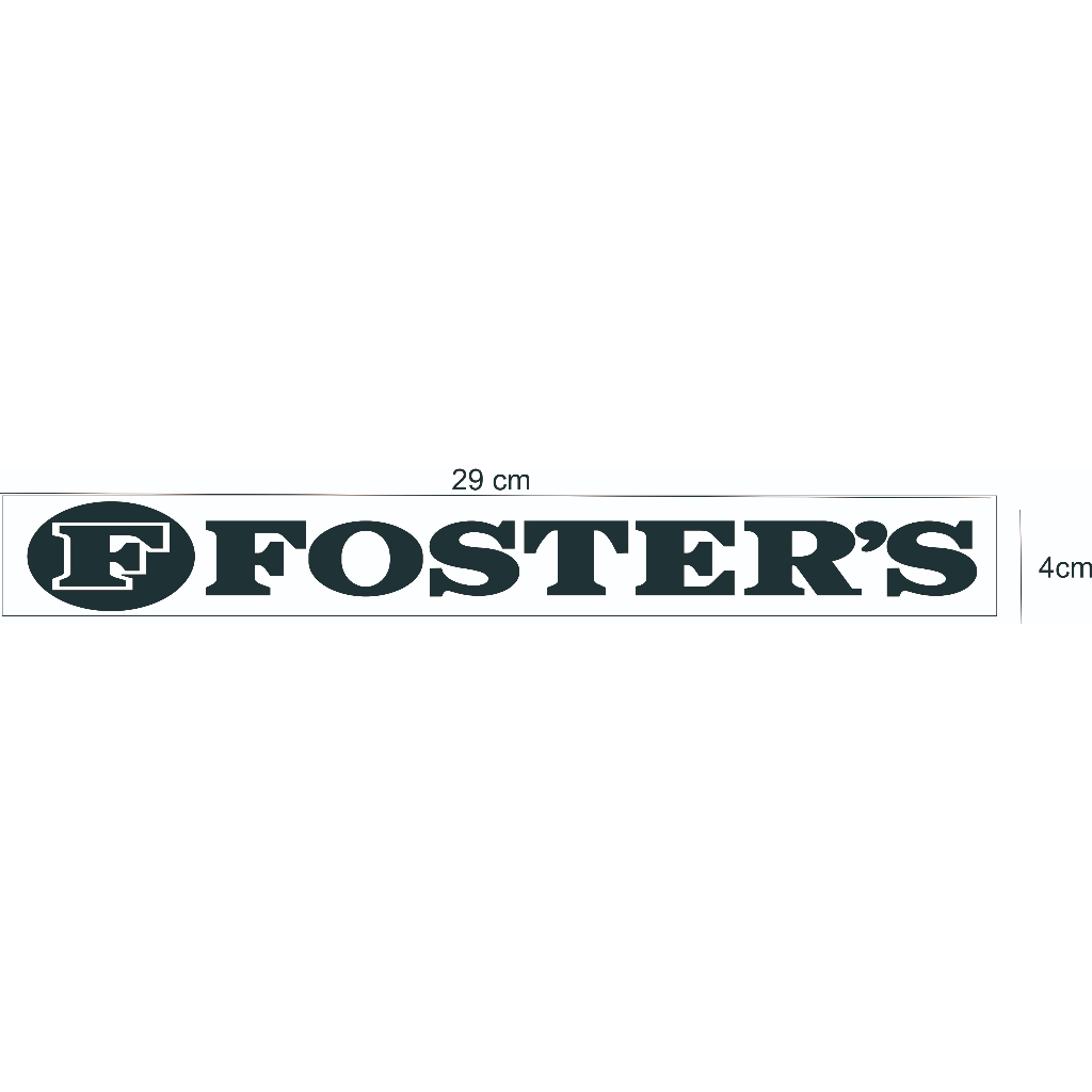 Jual stiker sponsor foster's Shopee Indonesia