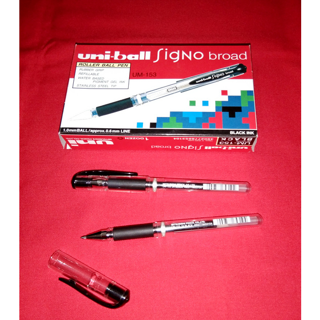 Jual Pulpen Uniball Signo Broad UM-153 1.0mm Harga Per Pcs | Indonesia