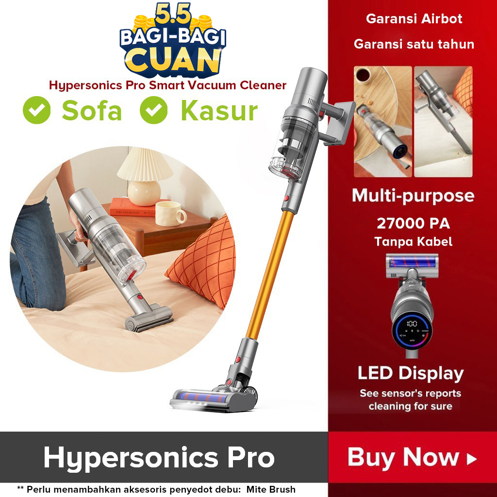 Jual Airbot Hypersonics Pro Cordless Vacuum Cleaner Penyedot Debu ...