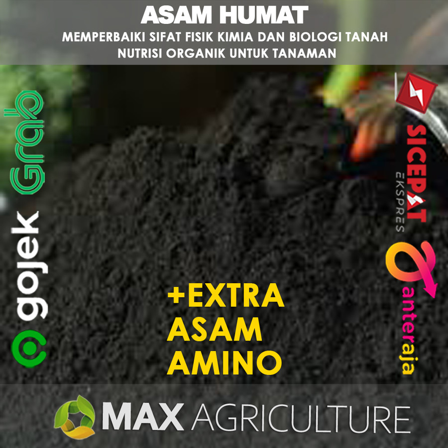Jual Asam Humat Humic Acid Pembenah Tanah Nutrisi EXTRA ASAM AMINO ...