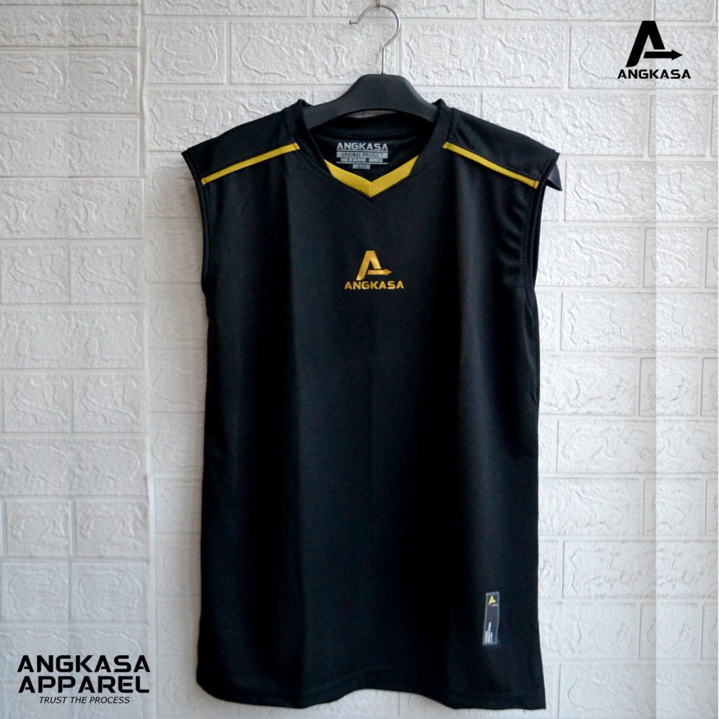 Jual [BISA COD] Angkasa Training Kit Black | | Rompi Olahraga Sepak ...