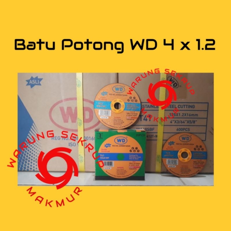 Jual Wd Batu Gerinda Potong Inch Batu Gurinda Potong Wd X Box Shopee Indonesia