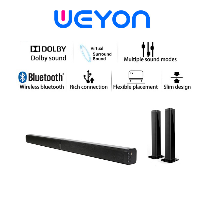 Jual WEYON TV Speaker TV Soundbar Portable Speaker Bluetooth speaker