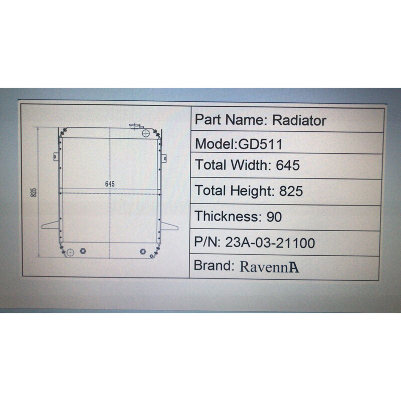 Jual gd511 radiator 23a-03-21100 | Shopee Indonesia