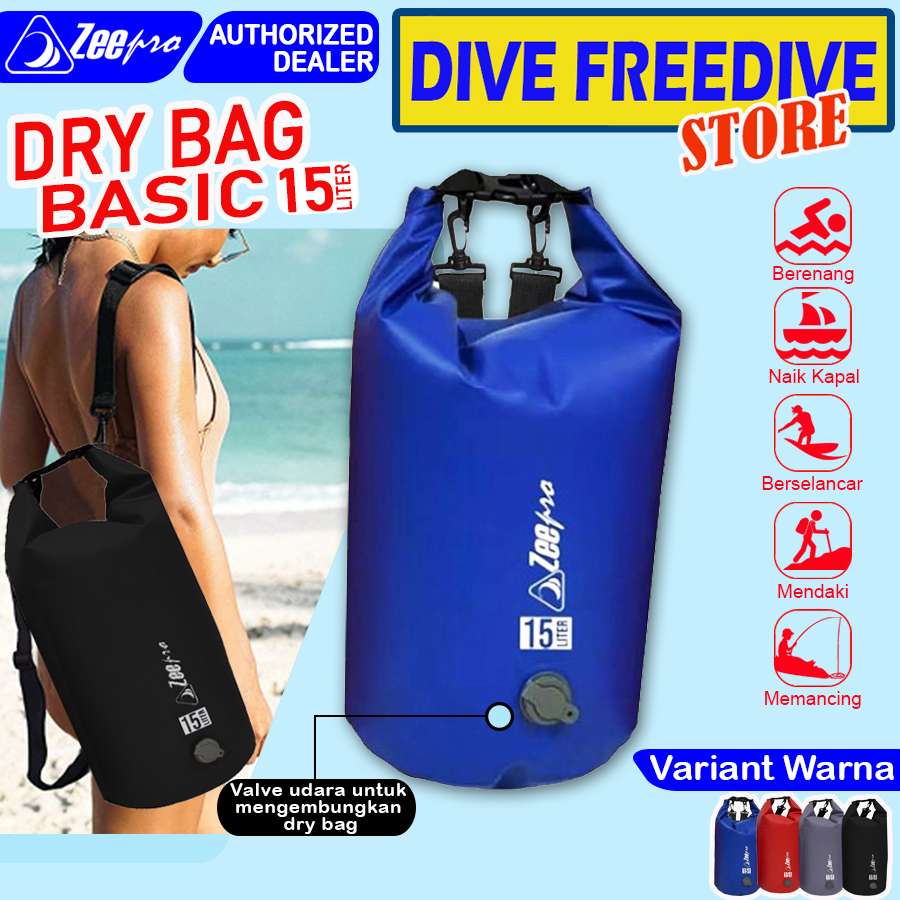 Jual Dry Bag Zeepro Basic 15 Liter 15L Tas Anti Air Waterproof