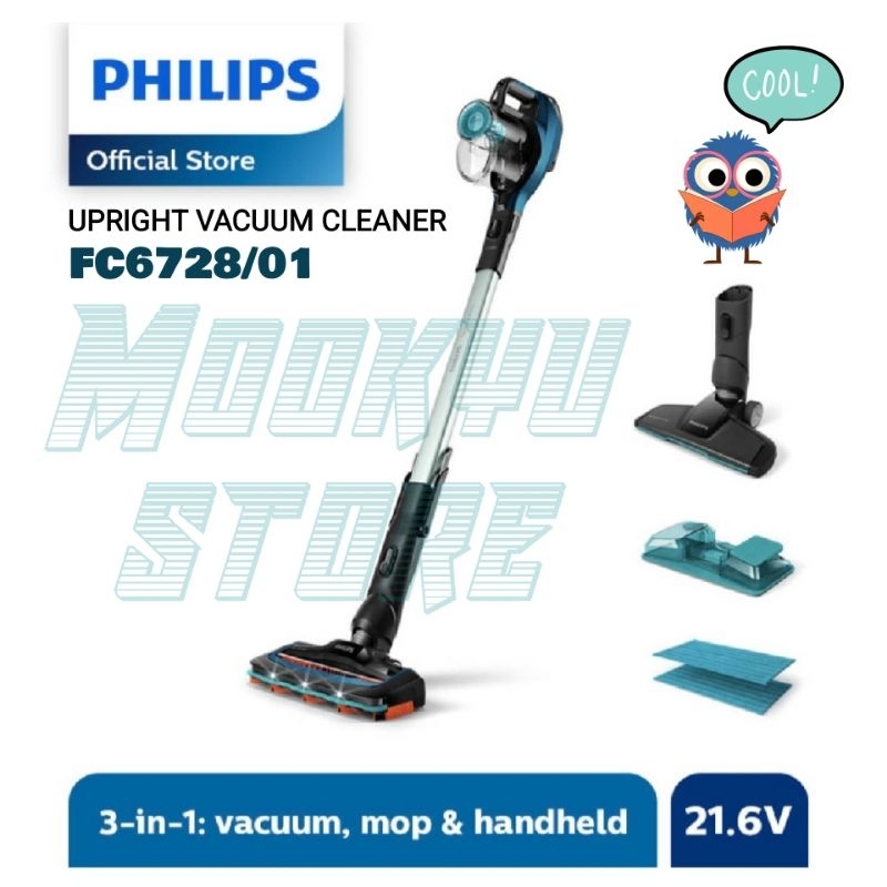 Jual PHILIPS Upright Vacuum Cleaner FC6728/01 | FC6728 | 3 in 1 ...
