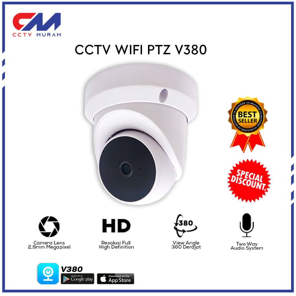 Jual KAMERA CCTV IP WIFI INDOOR DOME 5MP CAMERA CCTV WIFI SUPPORT
