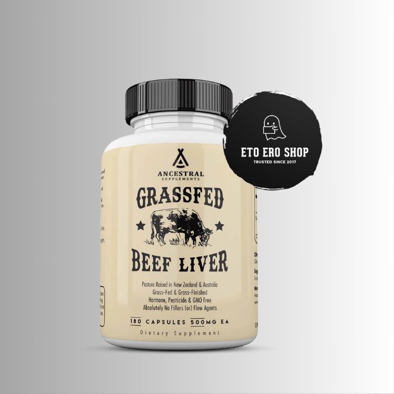 Jual Ancestral Supplements Grass Fed Beef Liver Capsules, Supports