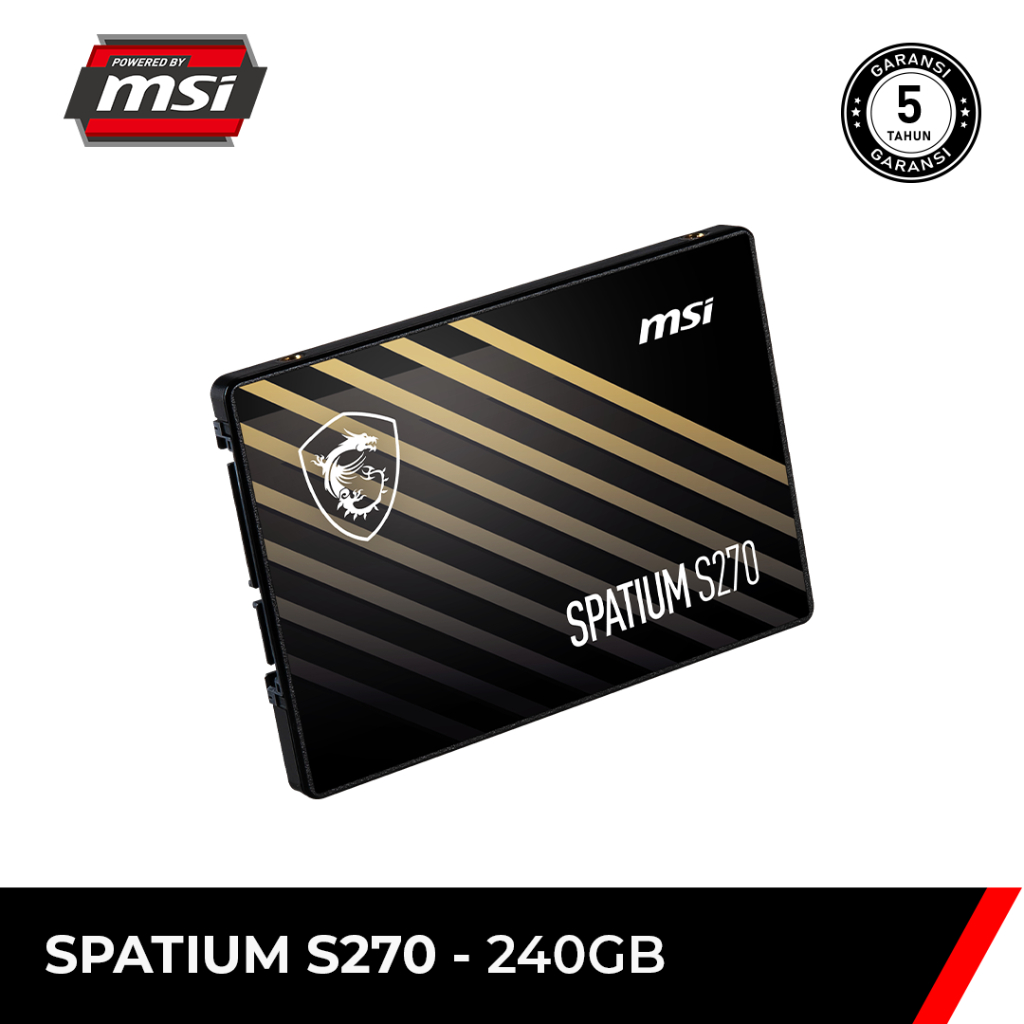 Jual MSI SSD Spatium S270 240GB Sata 3 2.5