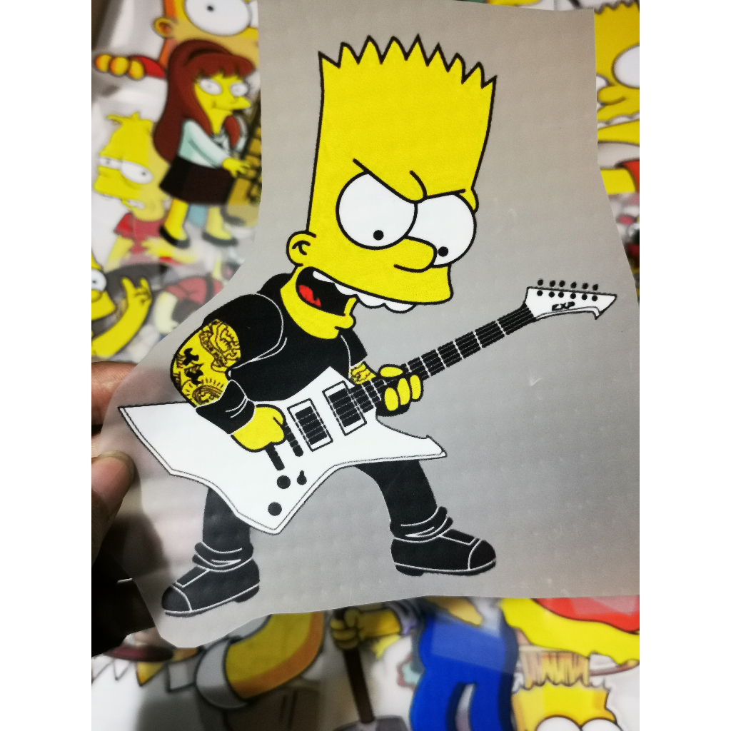 Jual STICKER SABLON SETRIKA DTF SIMPSONS UNTUK KAOS TOTEBAG TOPI ...