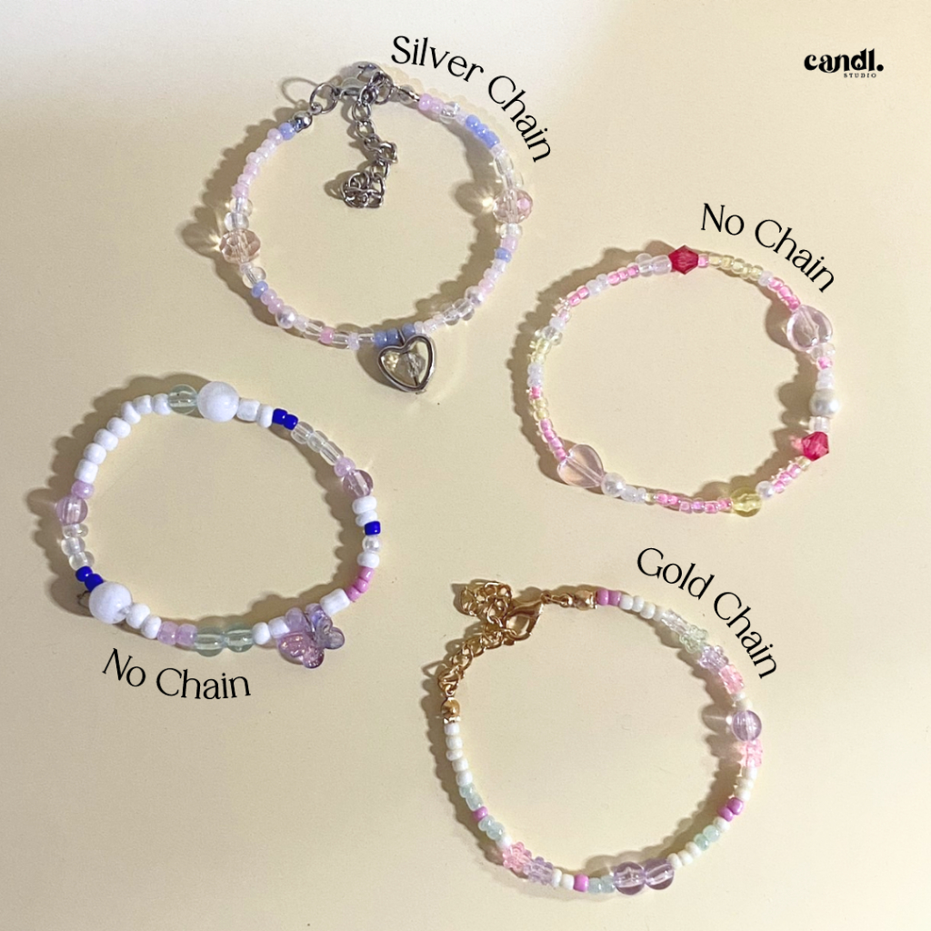 Jual GELANG MANIK KOREA COLORFUL SERIES KOREAN BEADS BRACELET PART 1