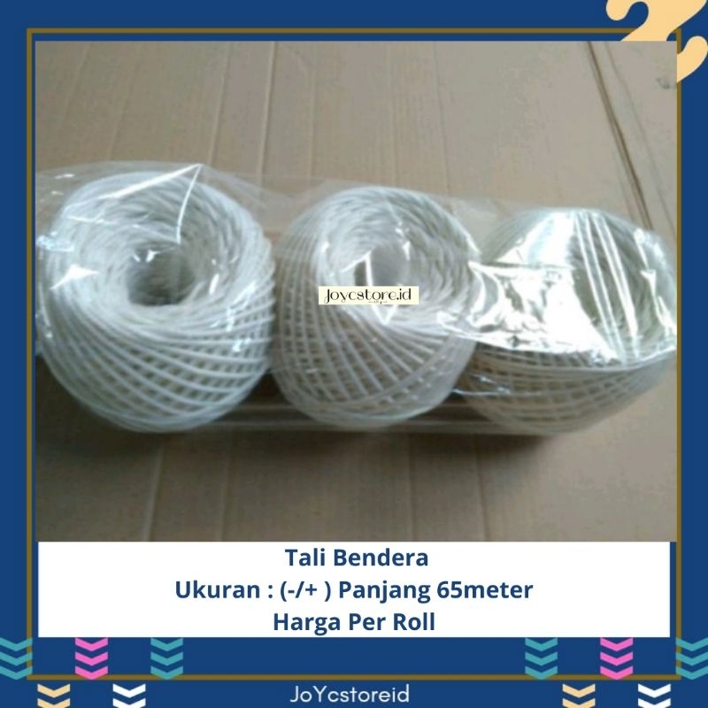 Jual Benang Wol | Tali Bendera Merah Putih | Tali Putih | Tali Rami ...