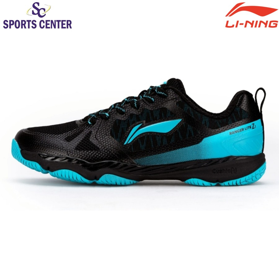 Jual New Sepatu Badminton Lining Ranger Lite Z1 Black / Turquoise ...