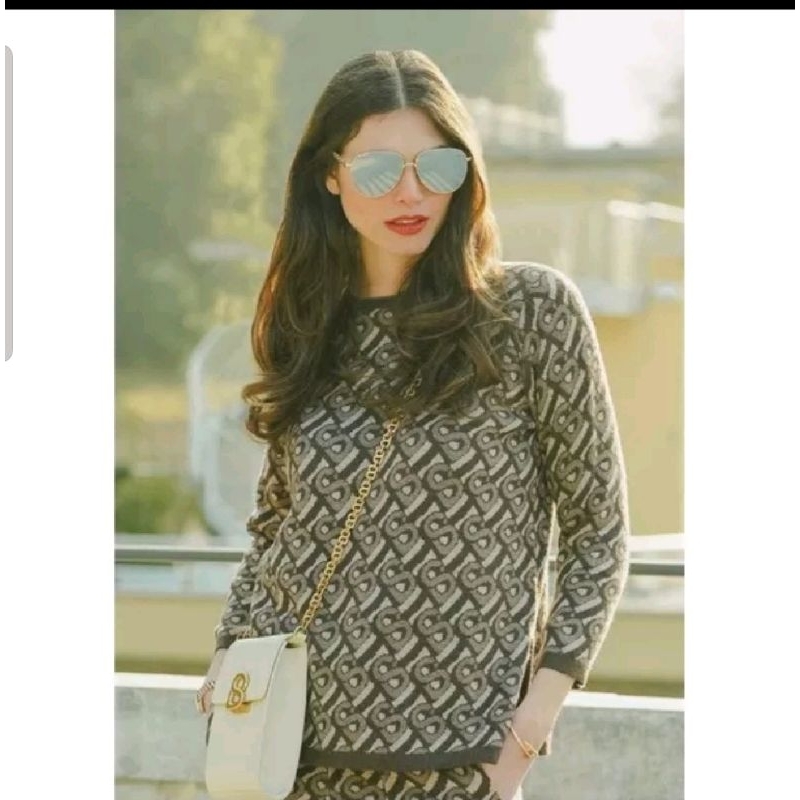 Bimu Light Knit Top - Burgundy main image 1