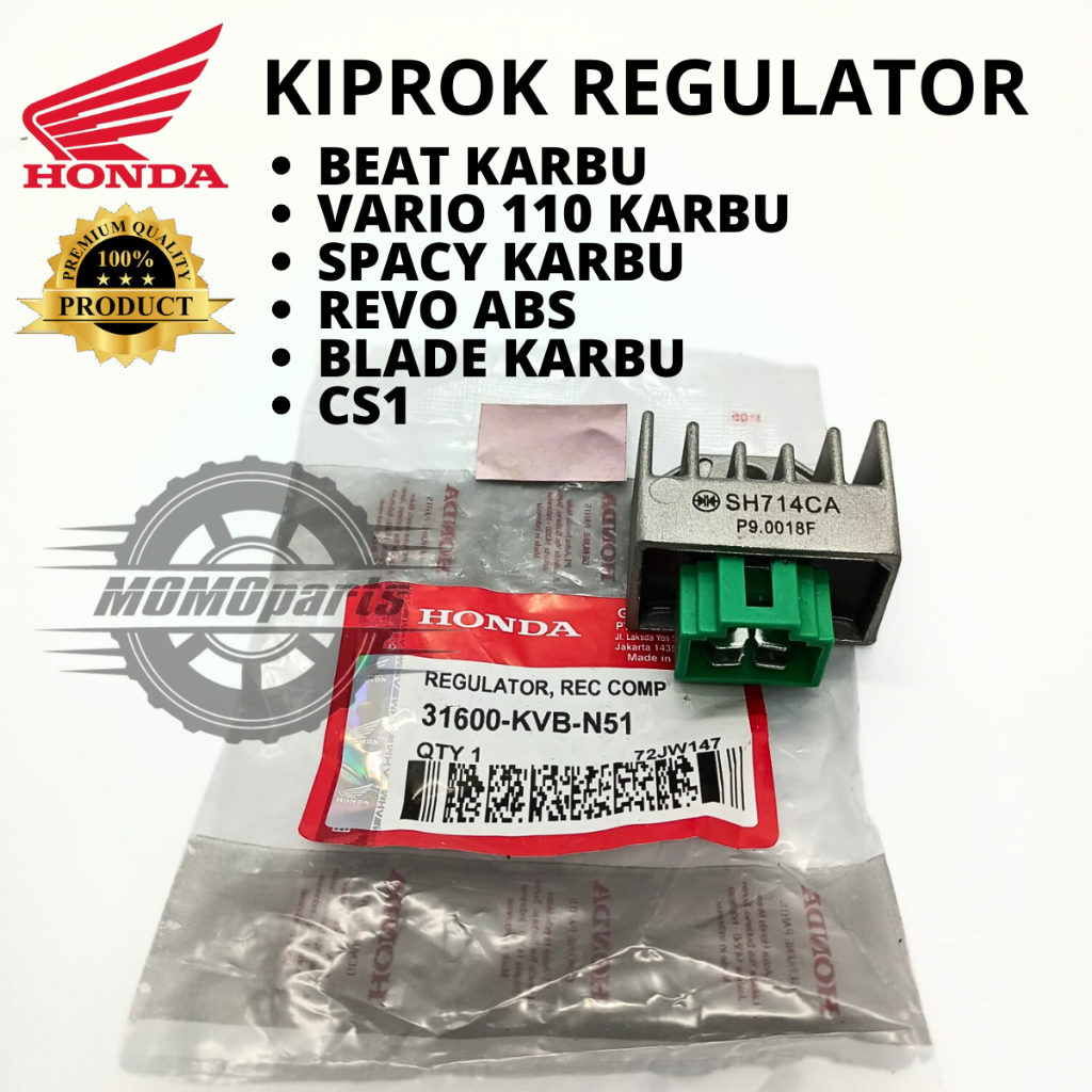 Jual Original Kiprok Regulator Honda Vario Cw Techno Beat Spacy Blade Karbu Csi Revo Abs