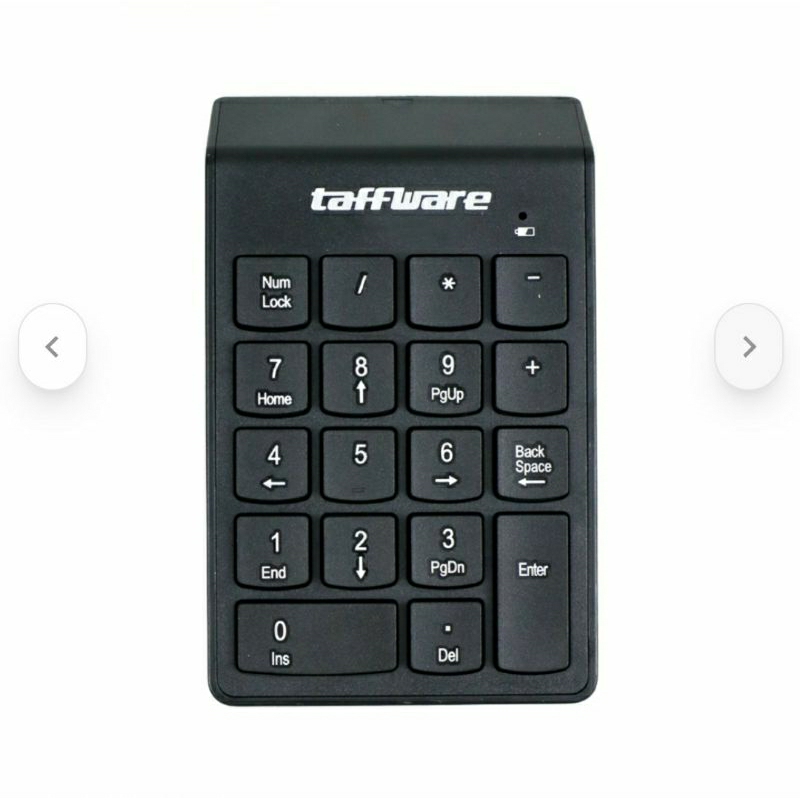 Jual Taffware keypad keyboard numeric wireless mini 2.4 ghz 10 meter ...