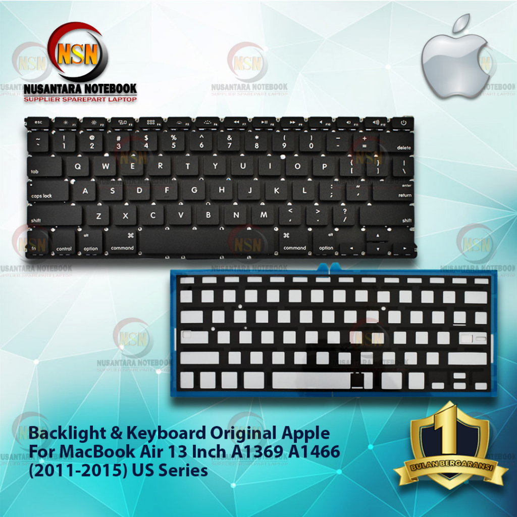 Jual Keyboard + Backlight Apple MacBook Air 13