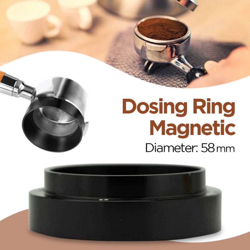 Jual Dosing Ring Magnetic 58mm/Dosing Ring Powder Espresso Tamper ...