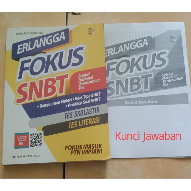 Jual ## Erlangga Fokus SNBT Tes Skolastik, Tes Literasi + Kunci Jawaban ...