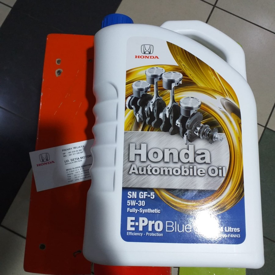 Jual Oli mesin 4L Epro E-Pro Blue 5W-30 Fully-Synthetic semua tipe ...